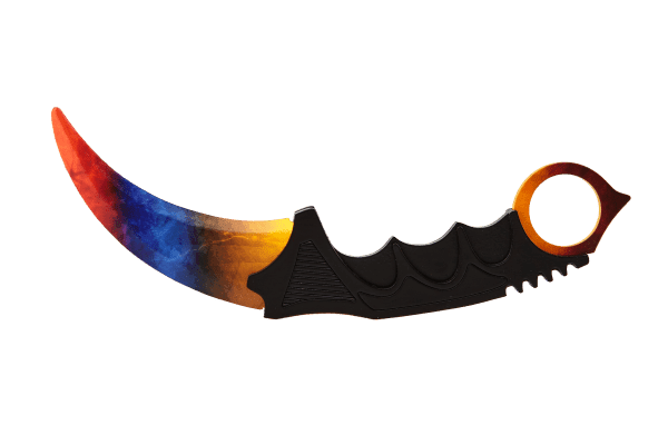 Деревянный нож Керамбит VozWooden Мраморный Градиент (реплика) Фото №2