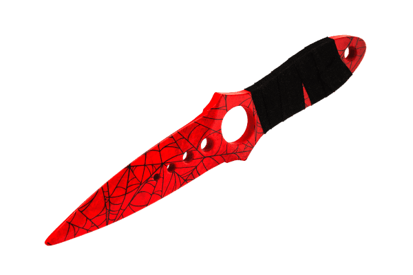 Деревянный Скелетный нож VozWooden Кровавая Паутина Фото №2