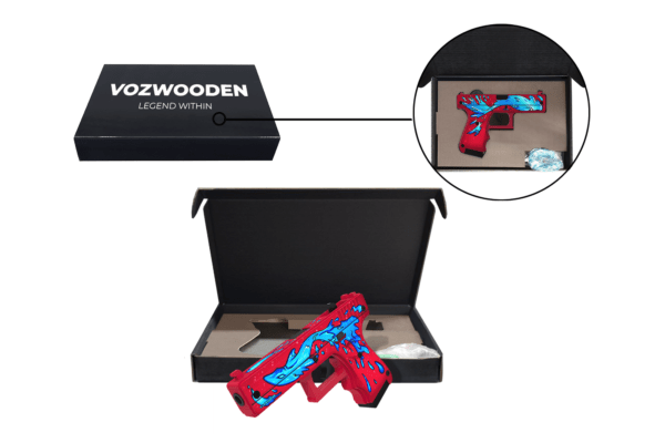 Деревянный пистолет VozWooden Active Glock-18 Дух Воды (резинкострел) Фото №4
