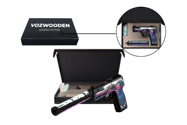 Деревянный пистолет VozWooden Active USP-S Нео-Нуар (резинкострел) Фото №4