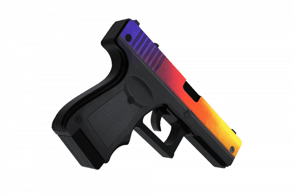 Деревянный пистолет VozWooden Active Glock-18 Градиент (резинкострел) Фото №2