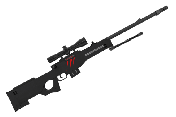 Деревянная снайперская винтовка VozWooden Active AWP / AWM Скретч (Стандофф 2 резинкострел) Фото №3