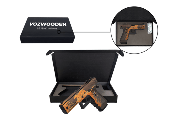 Деревянный пистолет VozWooden G22 Relic (Стандофф 2 резинкострел) Фото №4