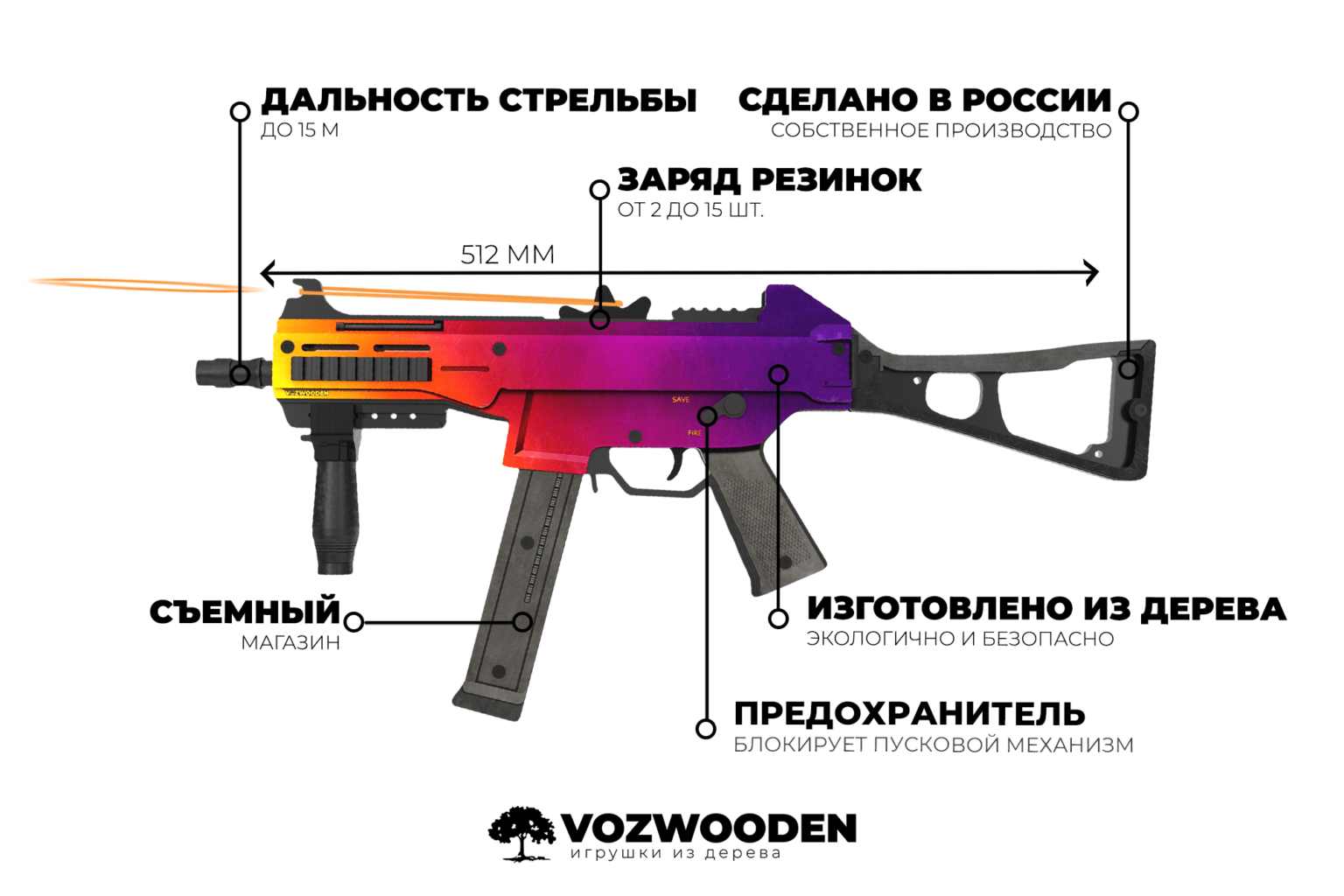 Ump 45 чертеж гравировка