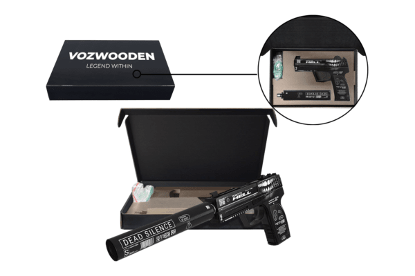 Деревянный пистолет VozWooden Active USP-S Билет в Ад (резинкострел) Фото №4