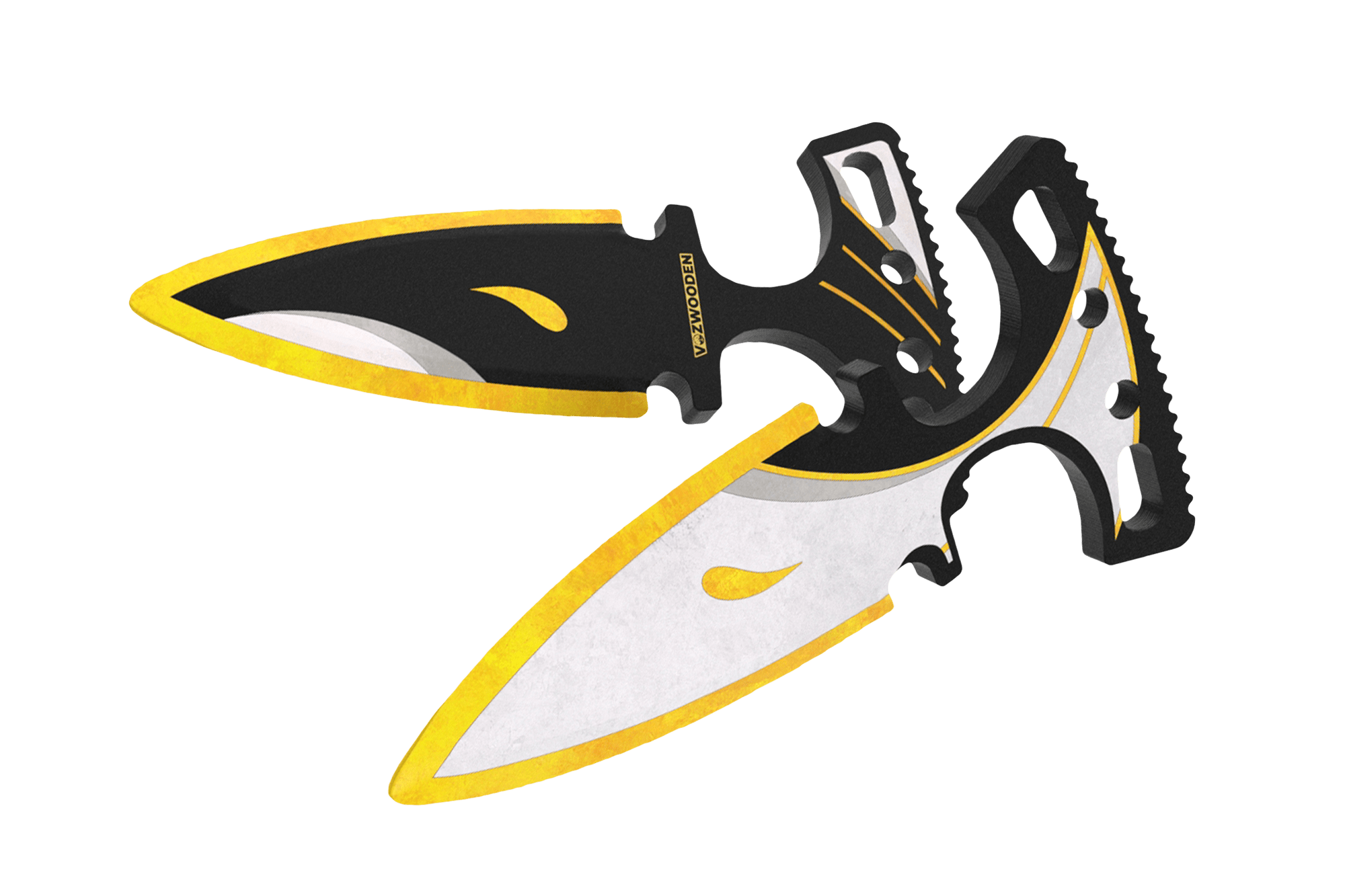 Тычковые ножи — чертеж для распечатки на А4