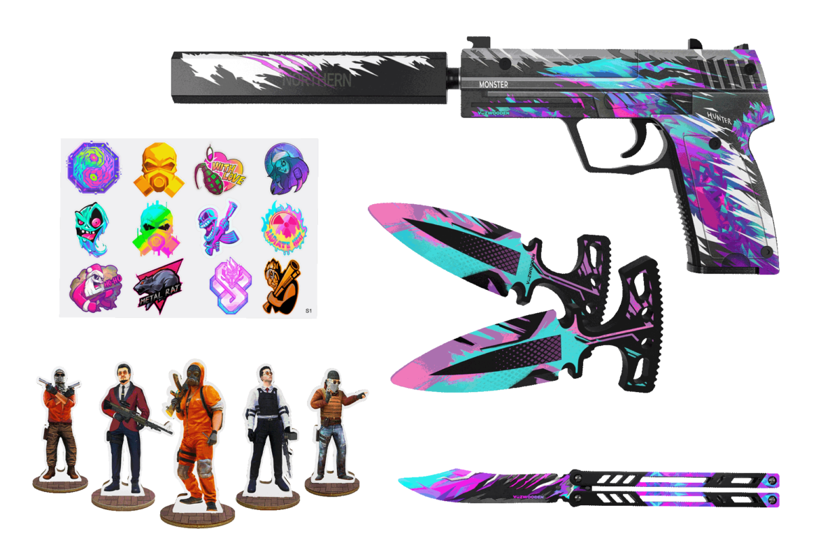 Наборы деревянного оружия из игры Standoff 2 - купить в Москве