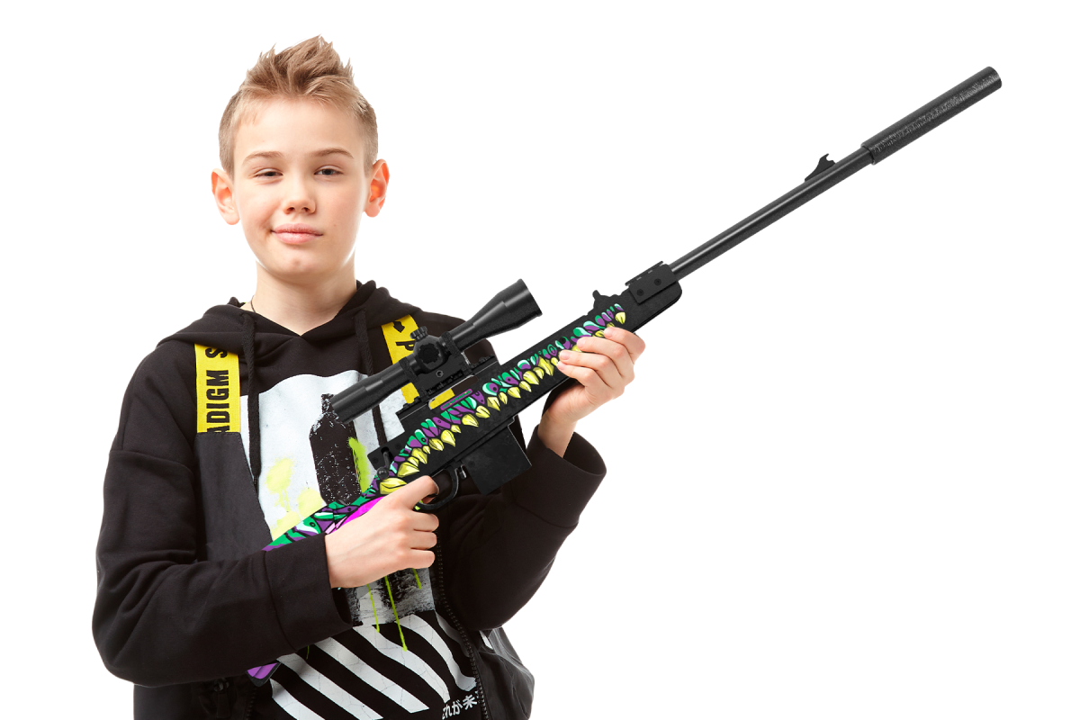 Деревянная снайперская винтовка VozWooden Active M40 Монстер (Стандофф ...