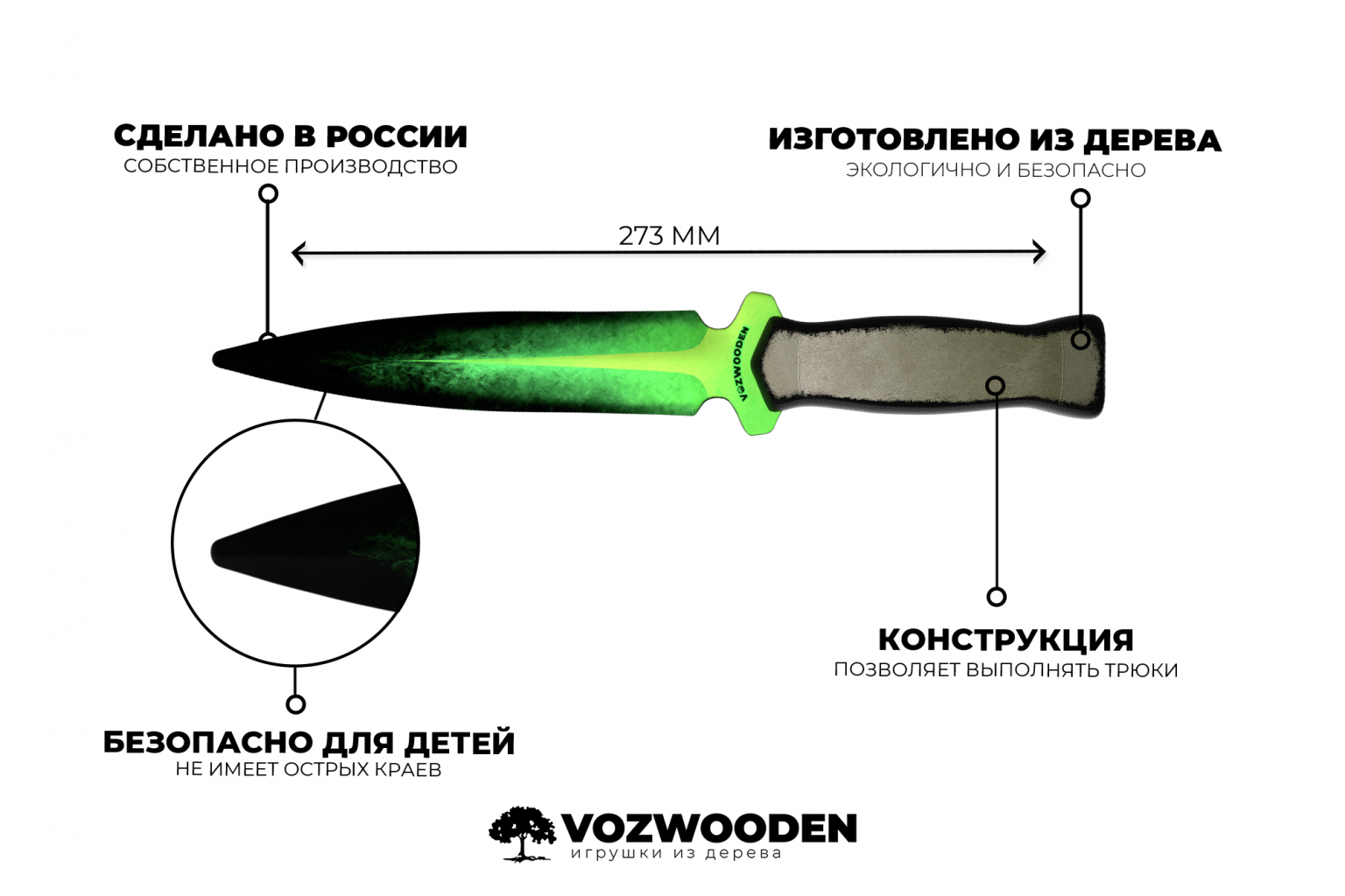 Нож Стинг Пелена Стандофф 2 / Sting Shroud Standoff 2